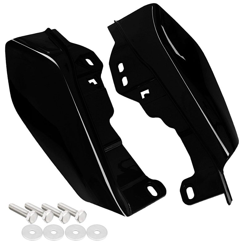 AICARS Mid Frame Air Deflector Cover Compatible with Harley Touring Electra Street Glide Road Glide Trike 20172022 Black Motorcycle Heat Shield